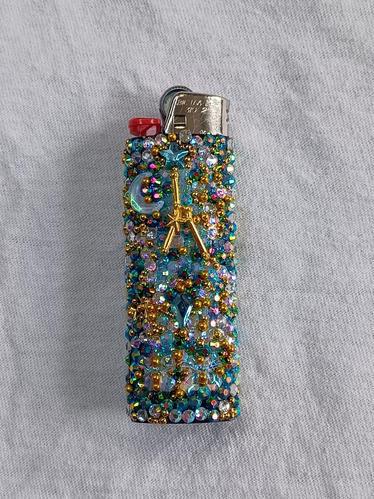 Cancer Glam Lighter | Handmade Bedazzled Astrology Glam Lighter