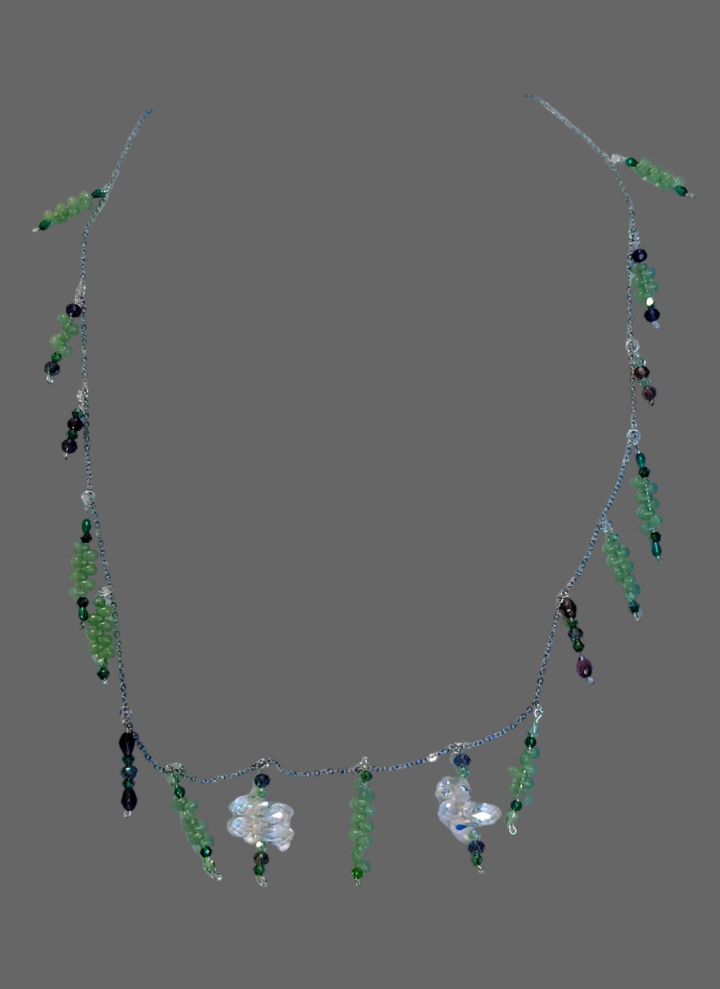 The Wild Feminine Vine™ Waist Chain & Earring Set | Handmade Czech Glass Waist Jewelry Sets