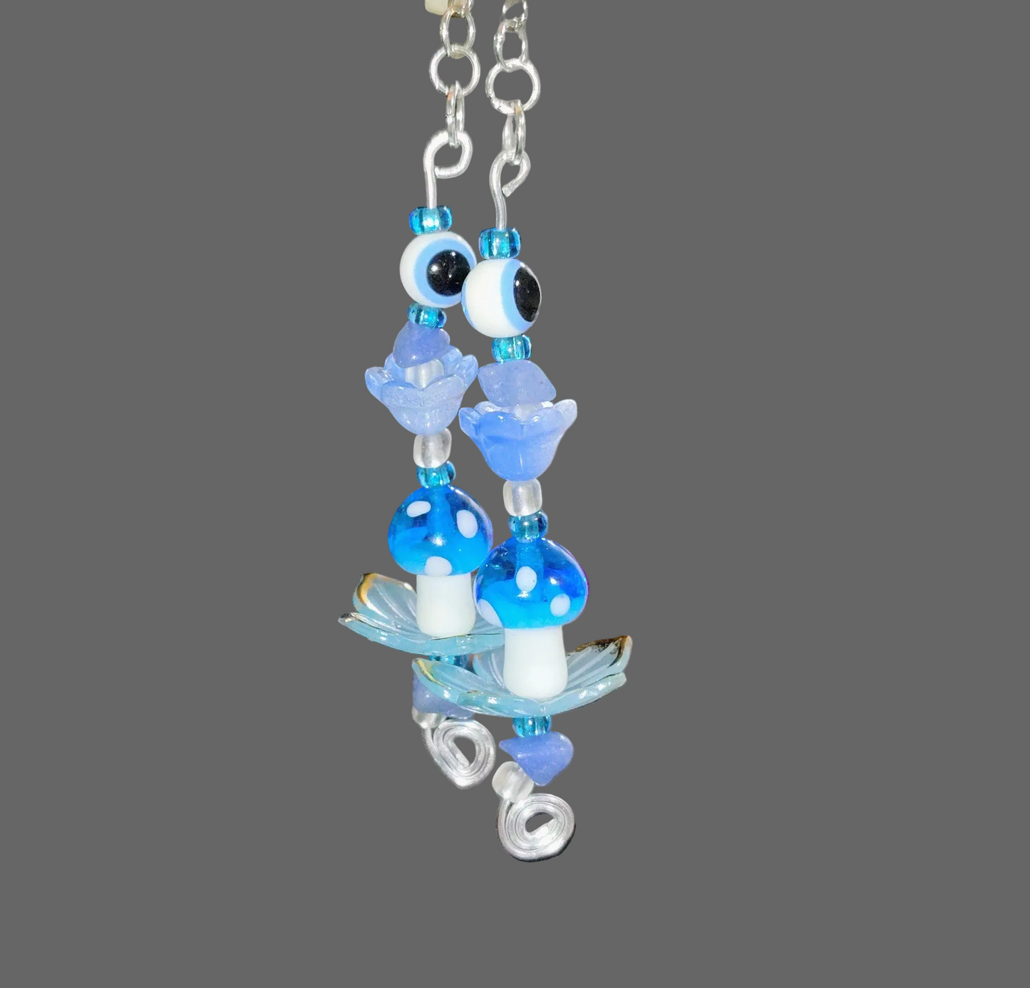 Spirit Bloom™ Dangle Earrings | Spiritual Evil Eye Protection Jewelry