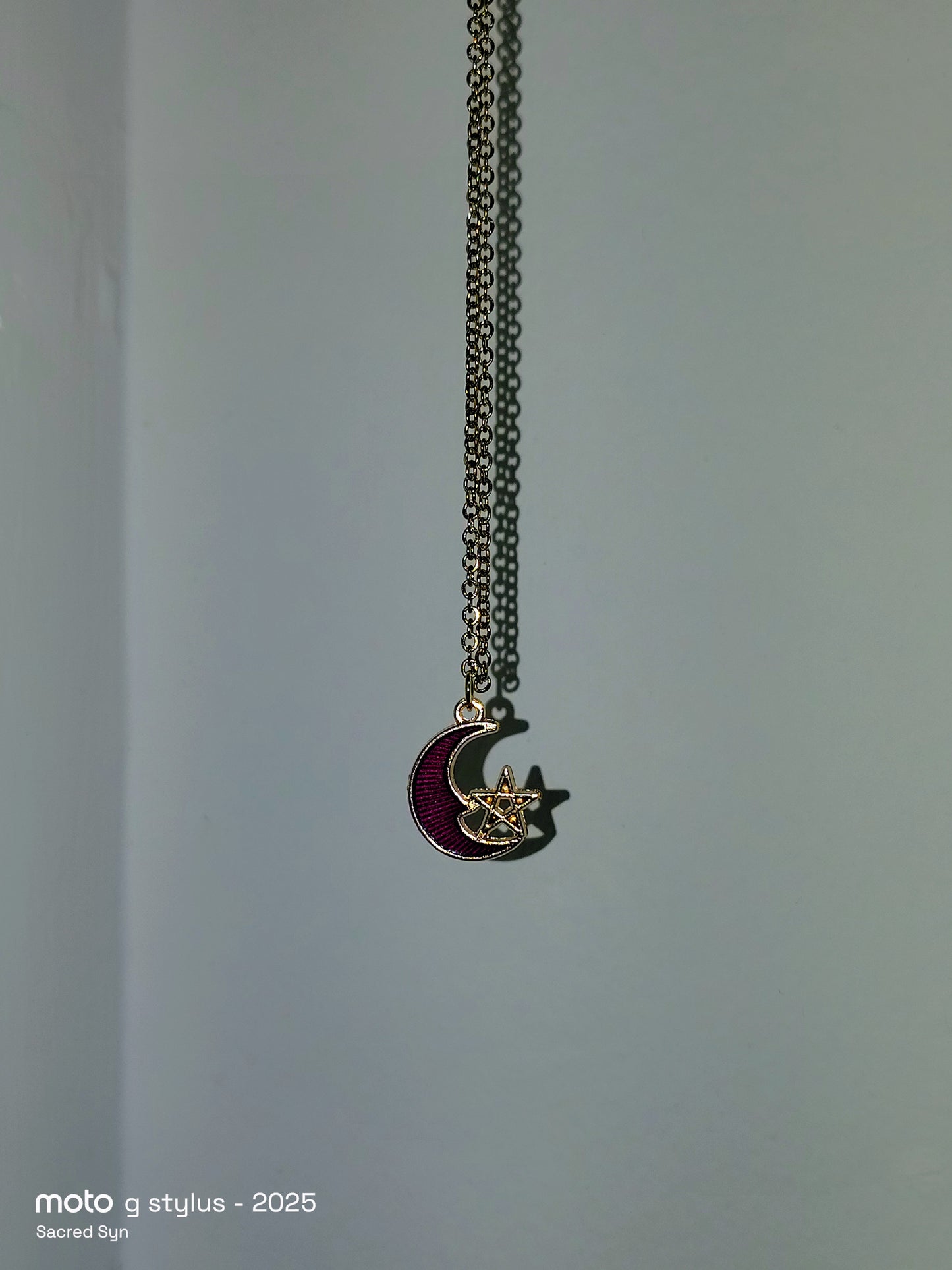 Crimson MoonSpell™ Choker | Handmade Celestial Moon Star Choker Necklace for Children and Adults