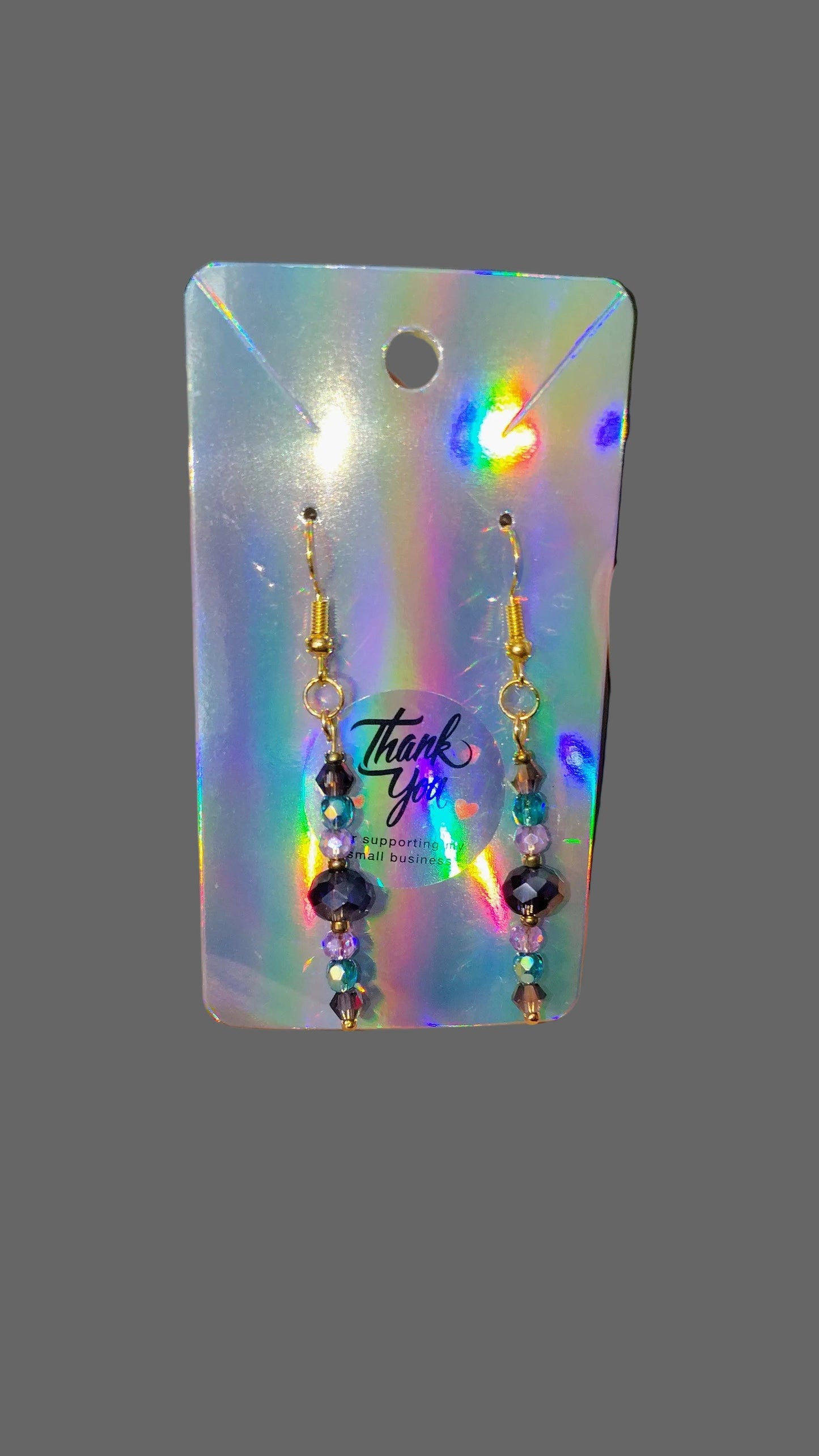 Midnight Mermaid™ Earrings | Handmade Celestial Dangle Earrings