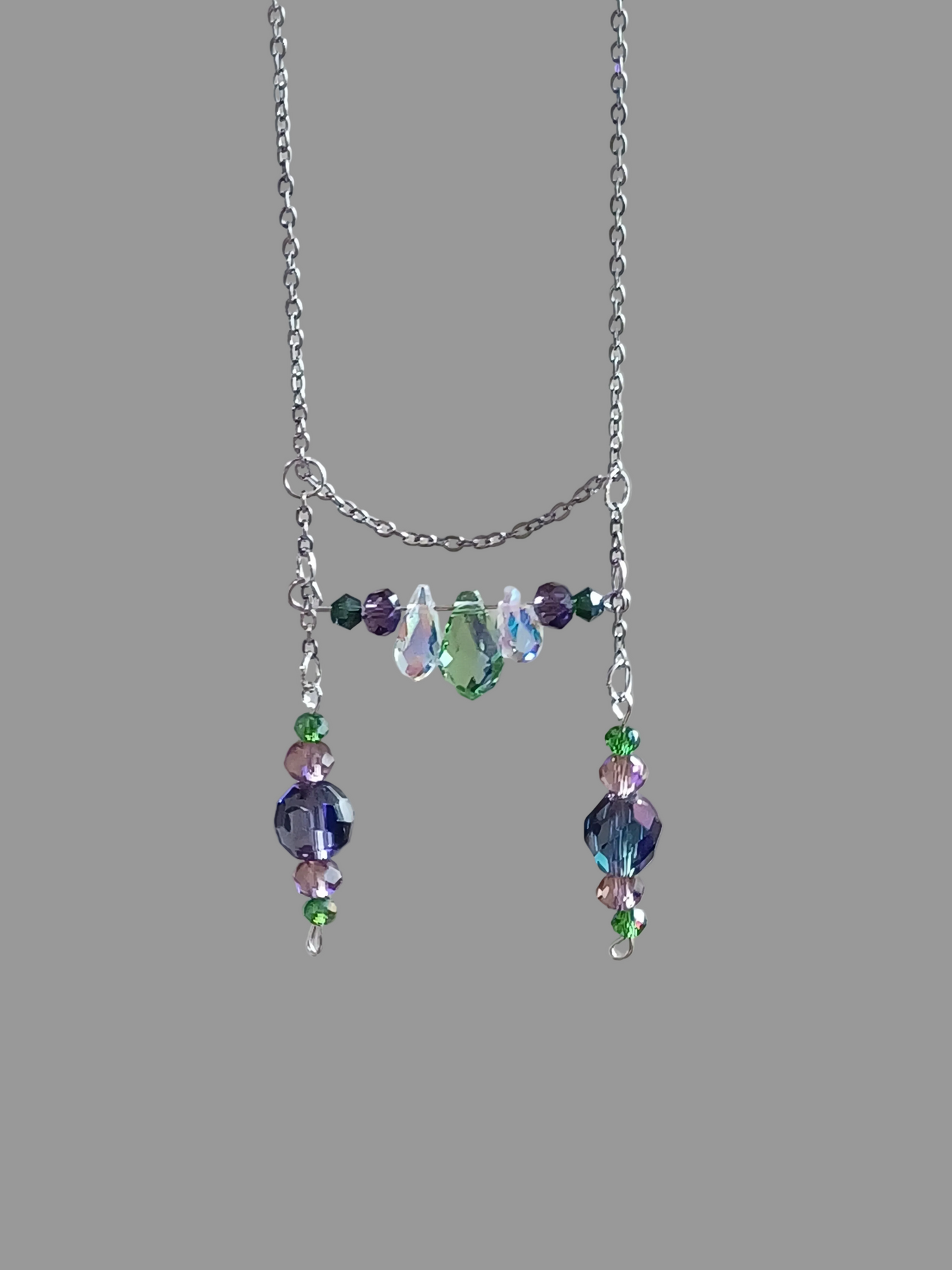 Eden at Twilight™ Necklace & Earring Set| Handmade Celestial Crystal Beaded Jewelry Sets