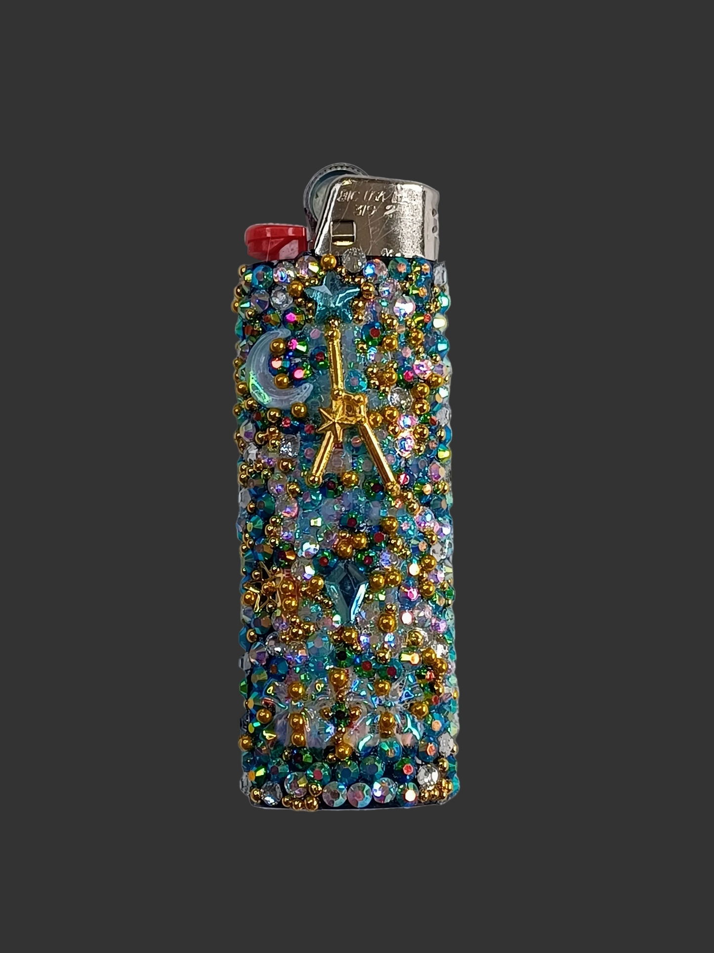 Cancer Glam Lighter | Handmade Bedazzled Astrology Glam Lighter