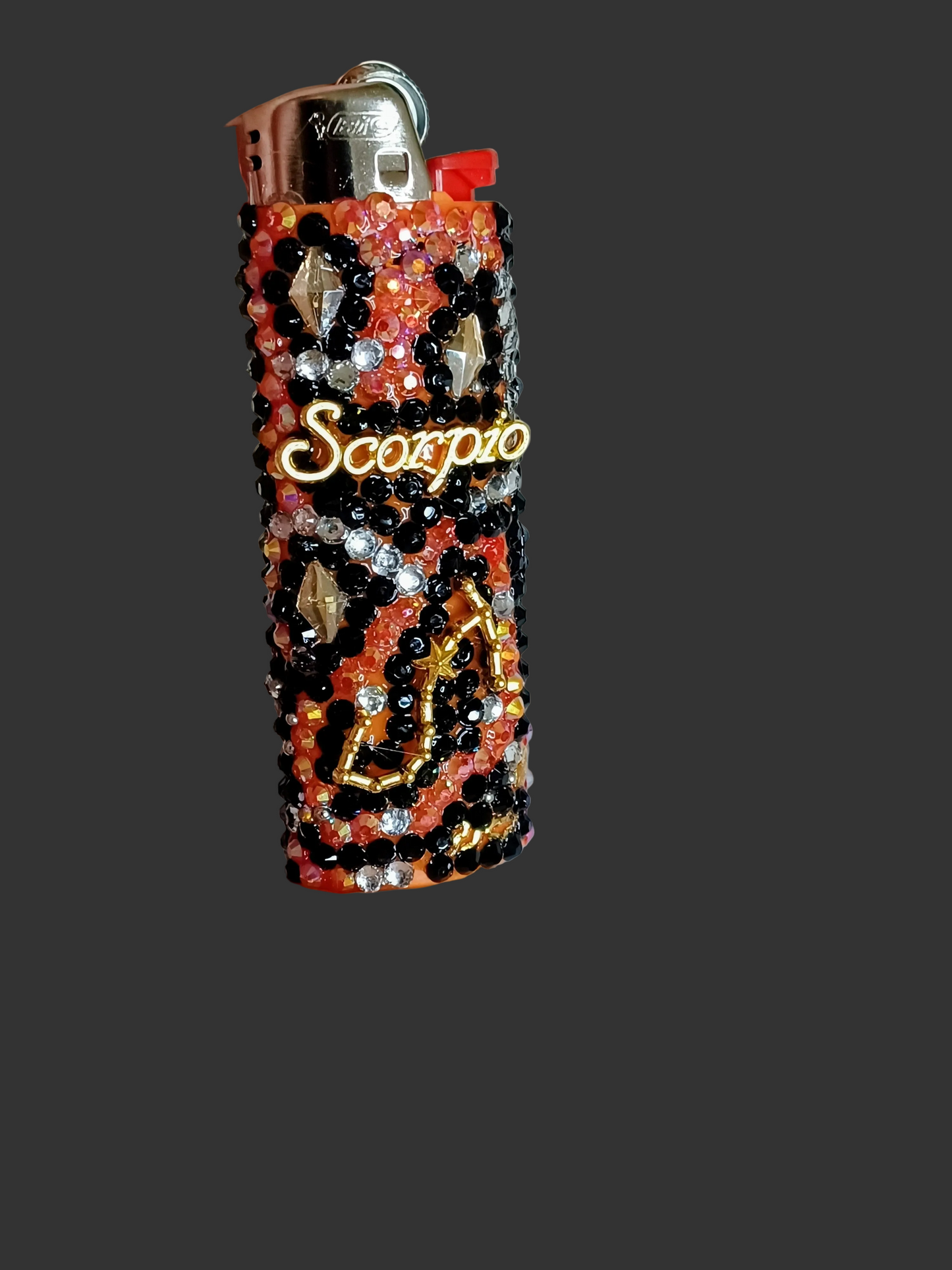 Scorpio Glam Lighter | Handmade Bedazzled Zodiac Glam Lighter