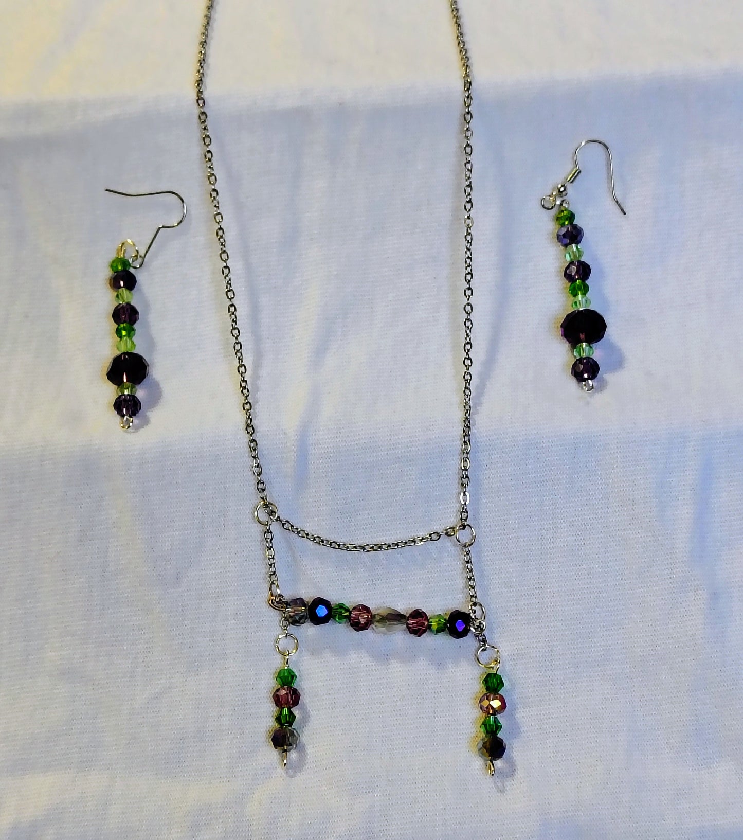 Ivy Moonseed™ Necklace & Earring Set | Handmade Celestial Whimsy Beaded Jewelry Set
