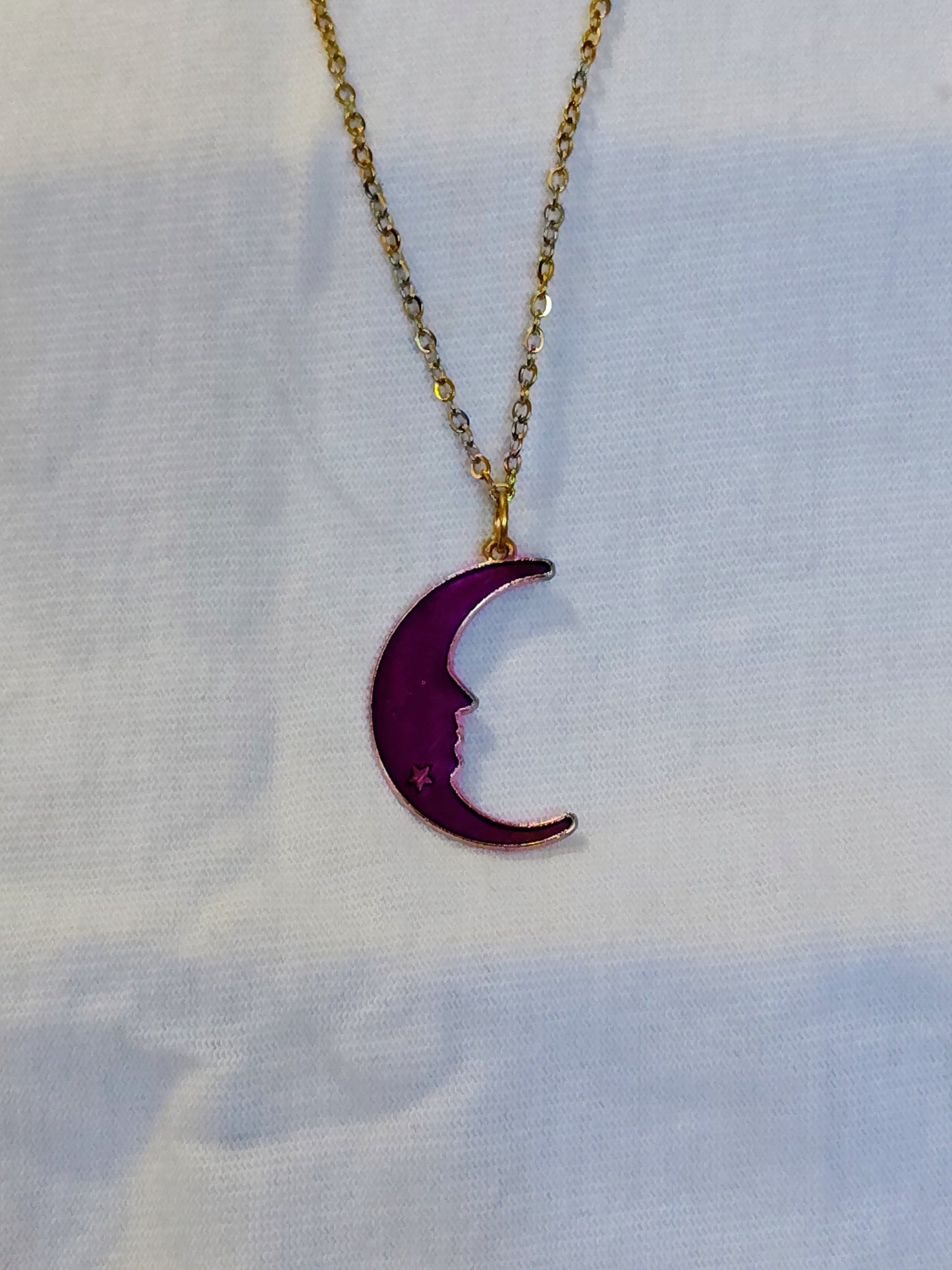 Velvet Moon Necklace™ | Handmade Astrology Moon Charm Necklace