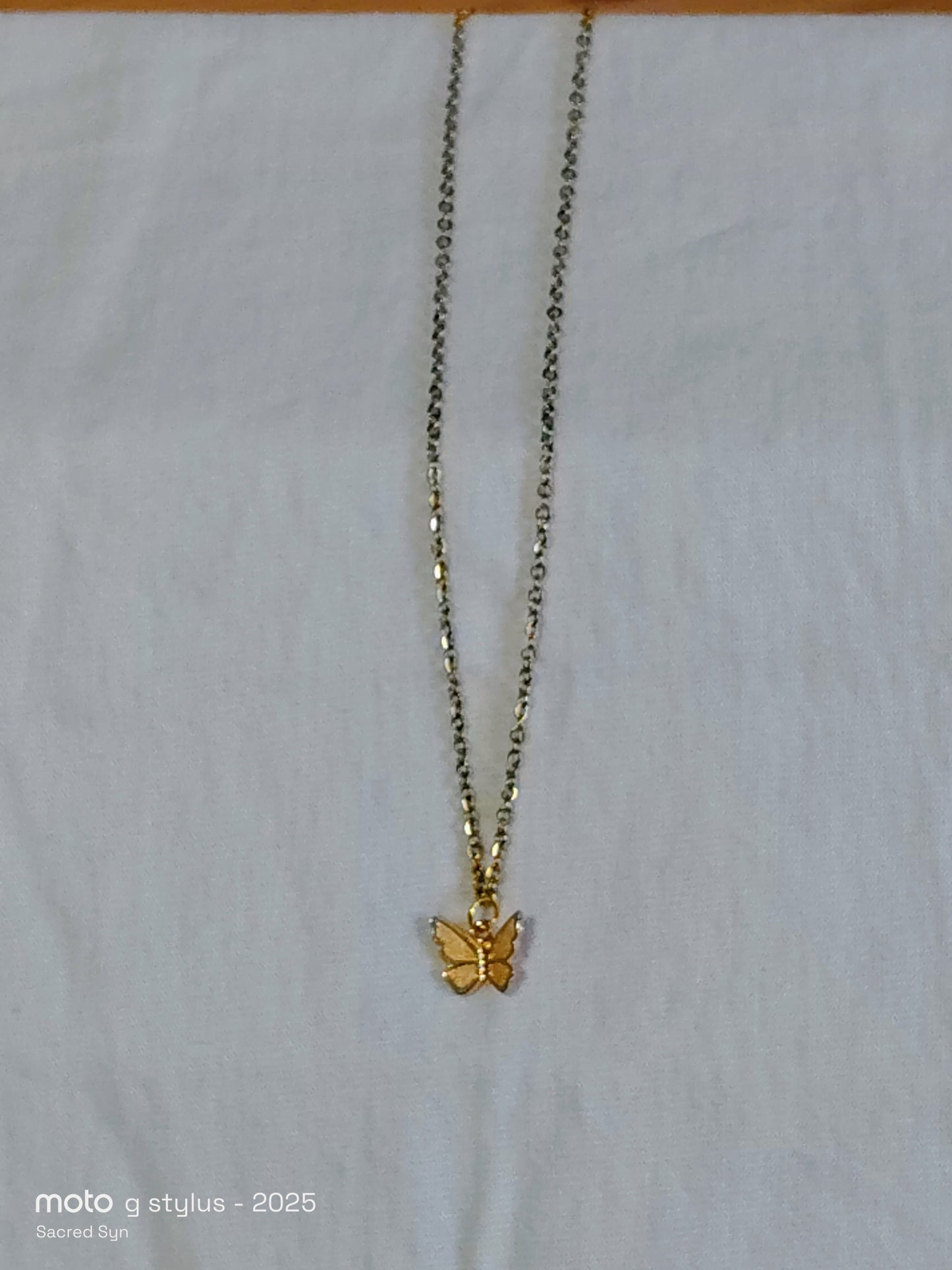 Golden Flutter™ Necklace | Handmade Dainty Gold Butterfly Pendant Choker for Adults & Children