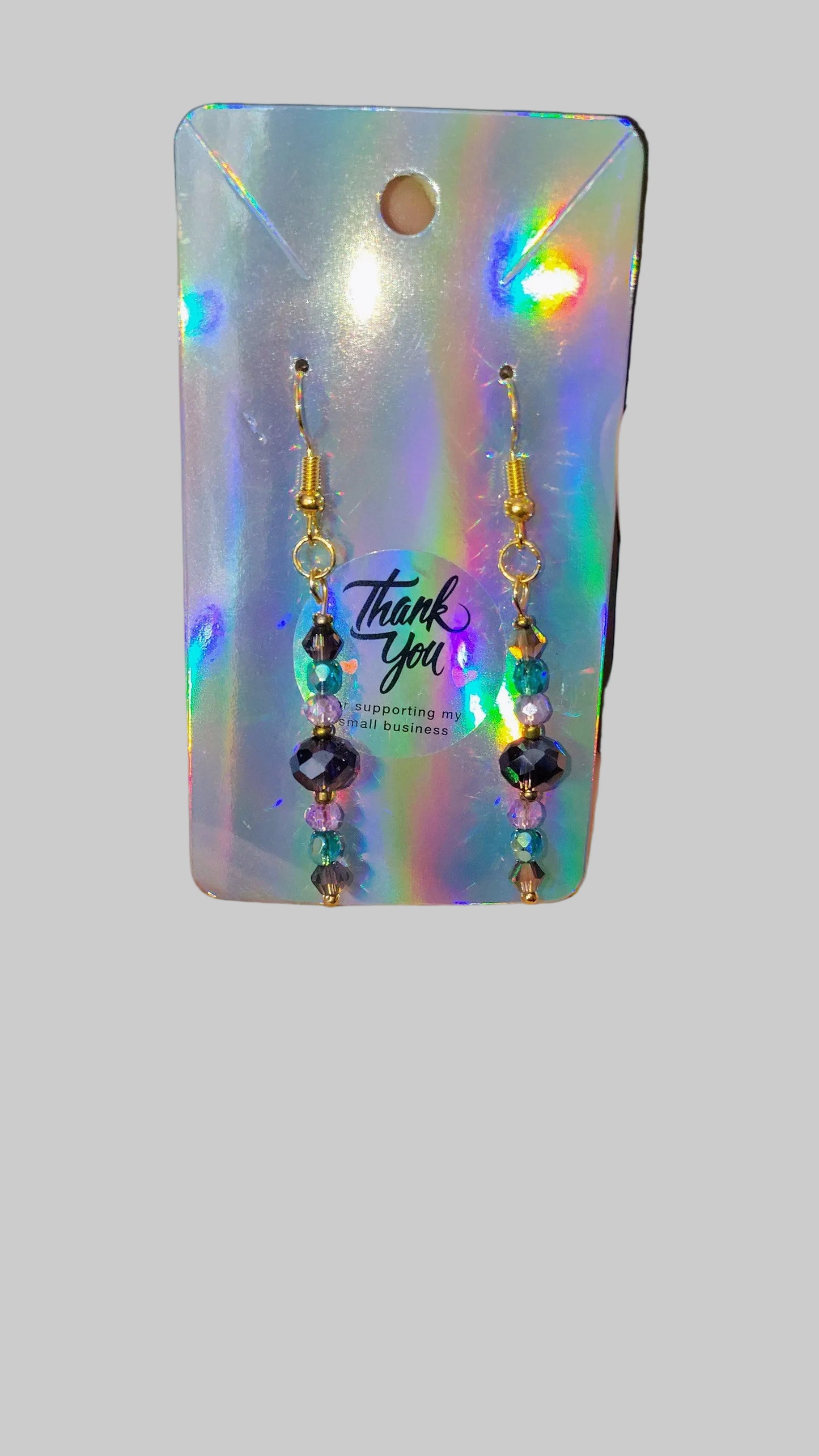 Midnight Mermaid™ Earrings | Handmade Celestial Dangle Earrings
