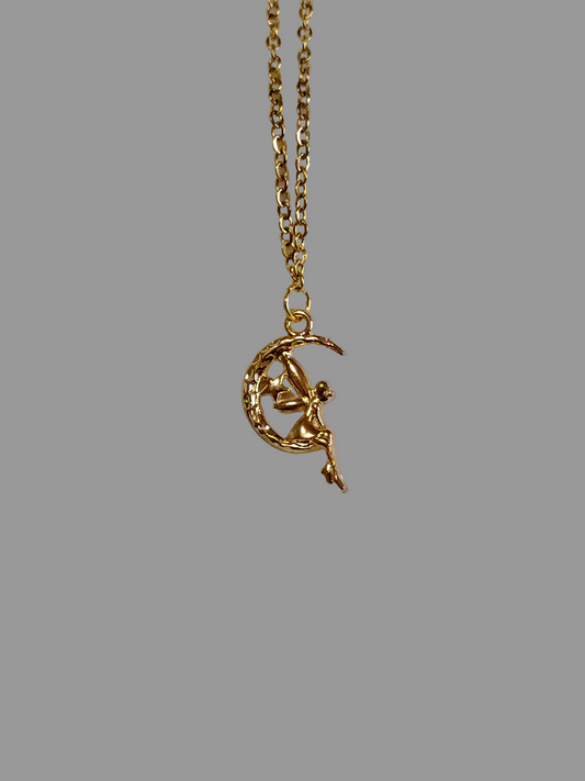 Moonlit Fairy Dream™ Necklace | Handmade Fairy Moon Jewelry for Adults and Children