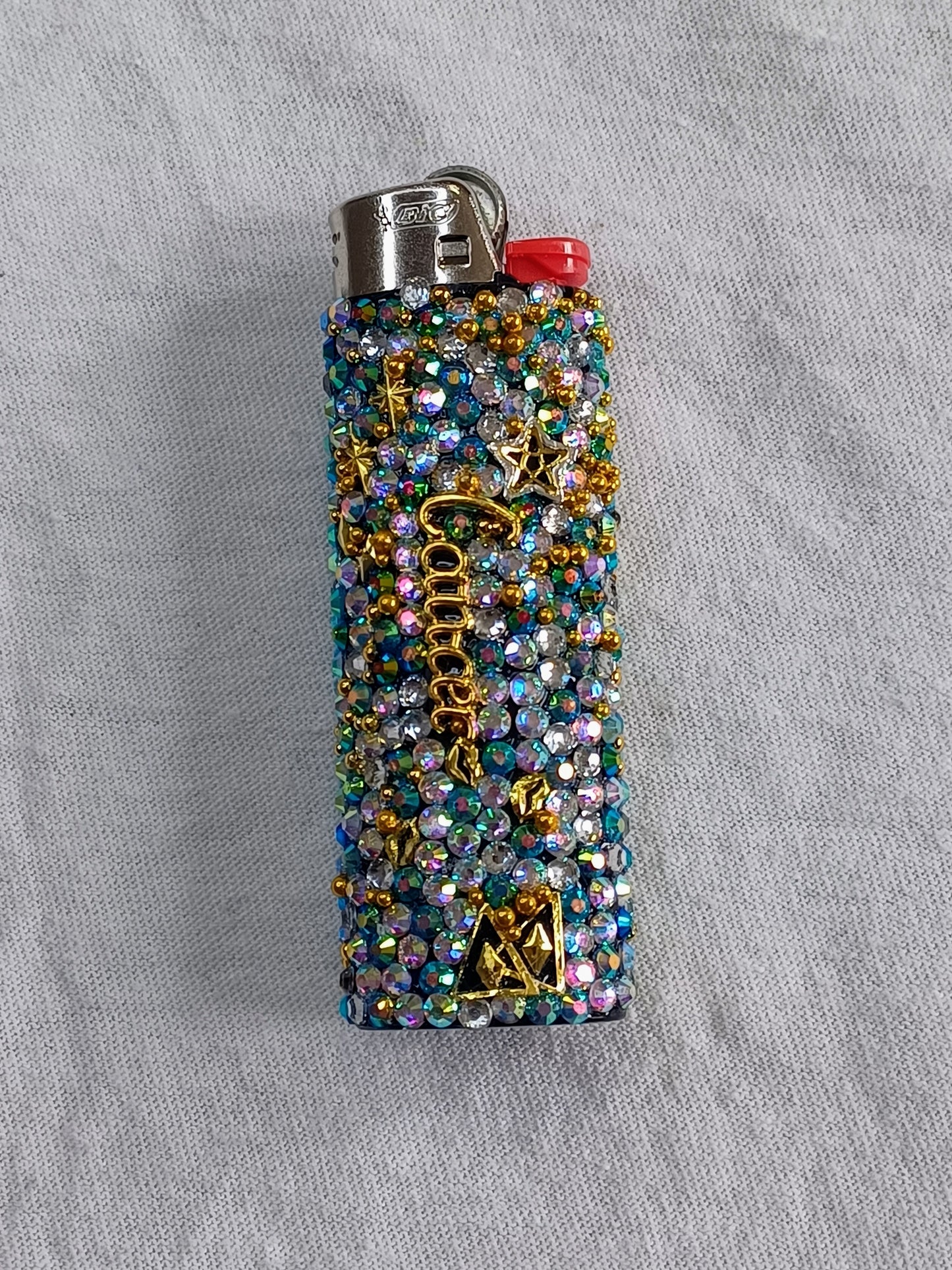 Cancer Glam Lighter | Handmade Bedazzled Astrology Glam Lighter