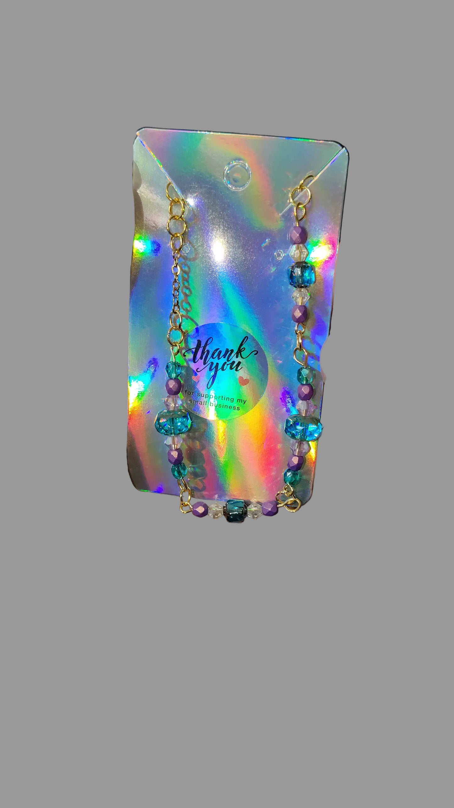 Mermaid's Moonlit Duo™ | Handmade Fantasy Bracelet & Necklace Set