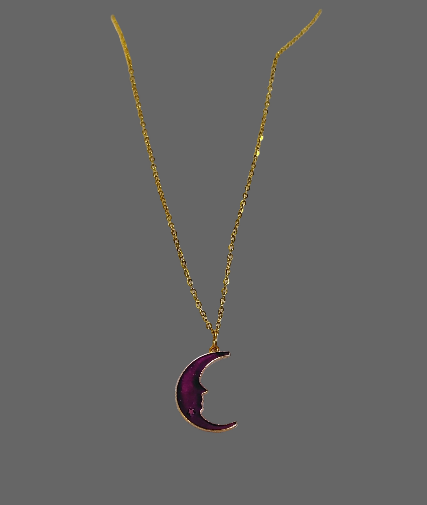 Velvet Moon Necklace™ | Handmade Astrology Moon Charm Necklace
