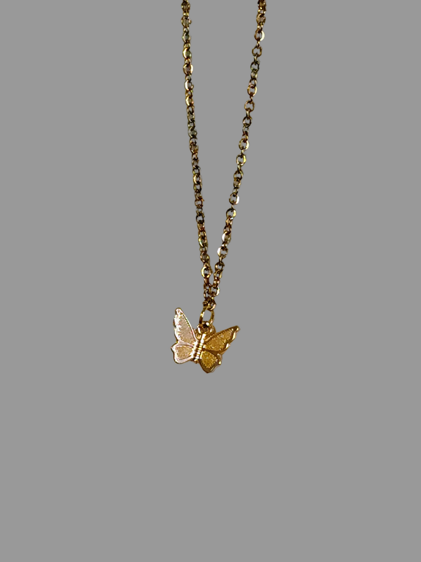 Golden Flutter™ Necklace | Handmade Dainty Gold Butterfly Pendant Choker for Adults & Children